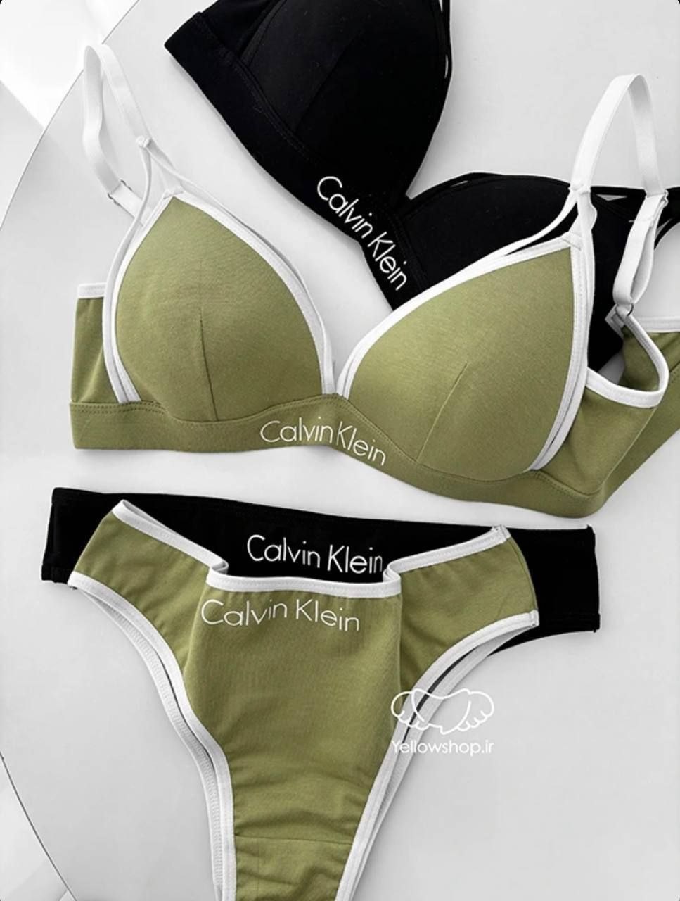ست نخی کاپدار محصول فیتن  Calvin klein